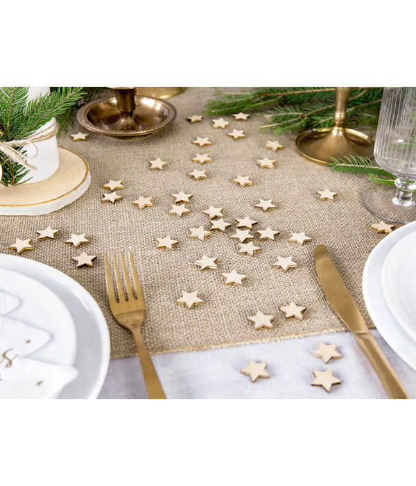 Houten Confetti Sterren (50st)