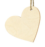 Houten Naamkaartjes In Hartvorm (10st)