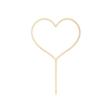 Taarttopper Houten Hart (23cm)