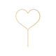 Taarttopper Houten Hart (23cm)