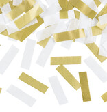 Confetti Kanon Goud/Wit (35cm)