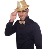 Bril Metallic Goud met glas