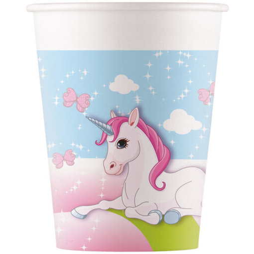 Unicorn Cups 200ml (8st)