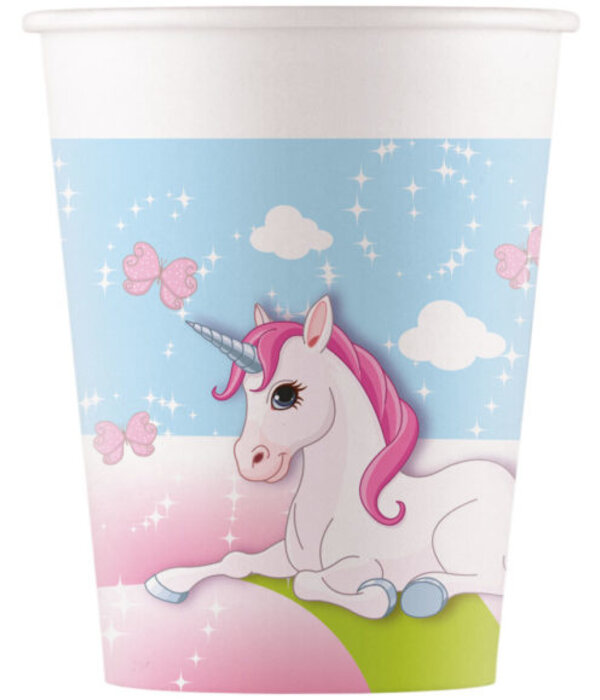 Unicorn Cups 200ml (8st)