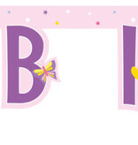 Letterbanner Happy Birthday Magic Unicorn (2m)