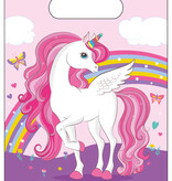 Regenboog Magic Eenhoorn Uitdeelzakjes (6st)