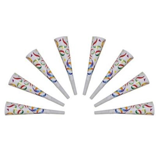 Feestelijke Party Toeters (8st)