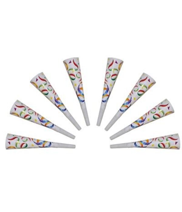 Feestelijke Party Toeters (8st)