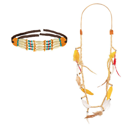 Indianenset Hopi  (Choker en Ketting)