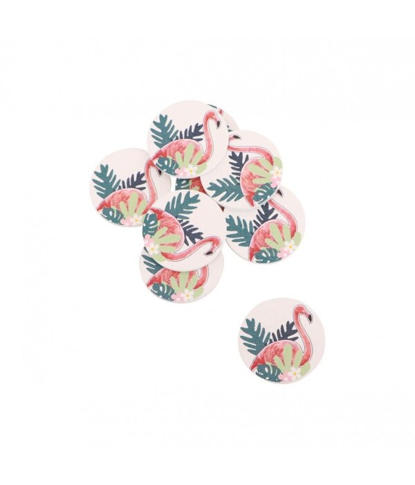 Flamingo Tafelconfetti (12st)
