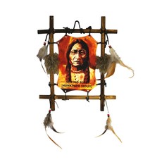 Wanddecoratie Indiaan Hunkpapa 25cm