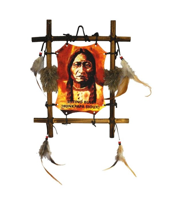 Wanddecoratie Indiaan Hunkpapa 25cm