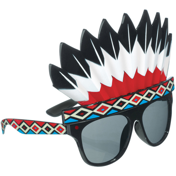 Feestbril Indiaan Redskin