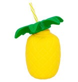 Ananas beker met rietje