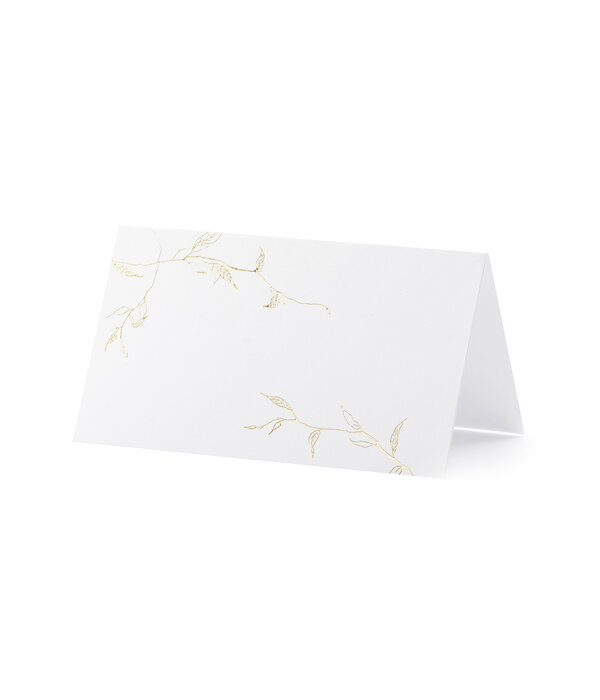Naamkaartjes Gouden Takken (9.5x5.5cm)