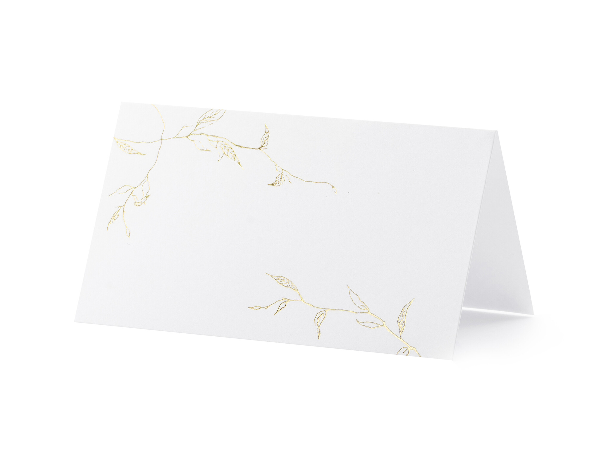 Naamkaartjes Gouden Takken (9.5x5.5cm) afbeelding