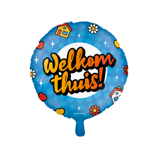 Folieballon 'Welkom Thuis'  (46cm)