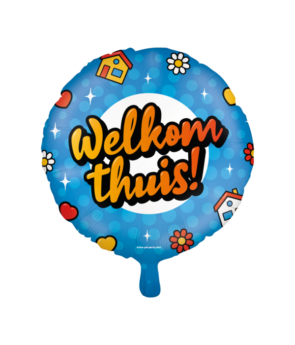 Folieballon 'Welkom Thuis'  (46cm)