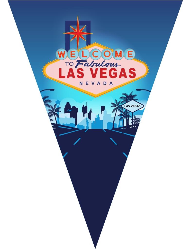 Vlaggenlijn Las Vegas (5m)