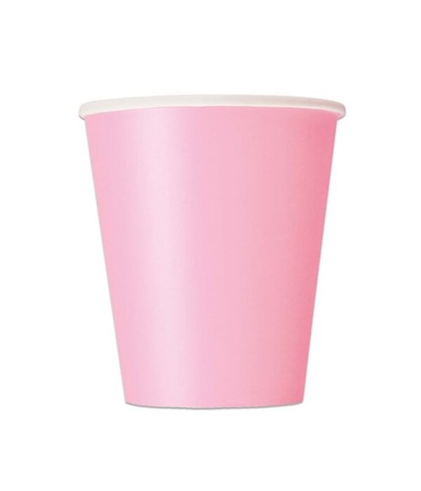 Bekers Lovely Pink 25cl (8st)