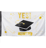 Geslaagd Vlag Wit Yes You Did It