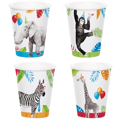 Feestbekers Party Animal (8st) afbeelding
