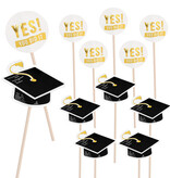 Set 12 Cocktailprikkers Graduation