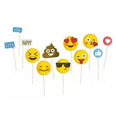 Photo Booth Props Emoticons (12st)