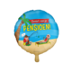 Folieballon 'Pensioen' Cartoon (46cm)