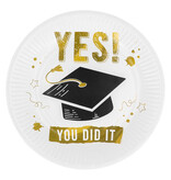 Set Bordjes 'YES YOU DID IT' 23cm (8st)