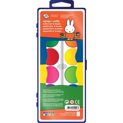 Waterverf Nijntje 12 Kleuren