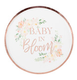 Floral Baby In Bloom Bordjes (8st)