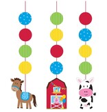 Hangdecoratie Farmhouse Fun (3st)