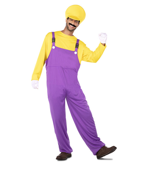 Wario Loodgieter Kostuum Heren