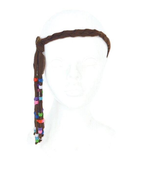 Hippie Hoofdband Bodhi met kraaltjes