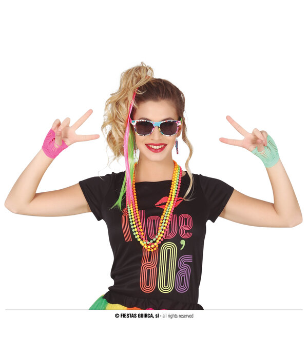 Jaren 80 Accessoire set Joyce