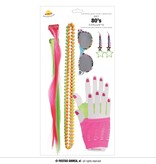 Jaren 80 Accessoire set Joyce