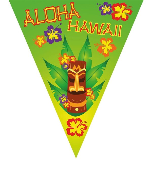 Vlaggenlijn Hawaii Tiki (5m)