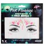 Face Juwels  Pink Flamingo Glow in the Dark