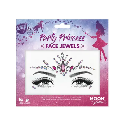 Edelsteentjes gezicht Party Princess