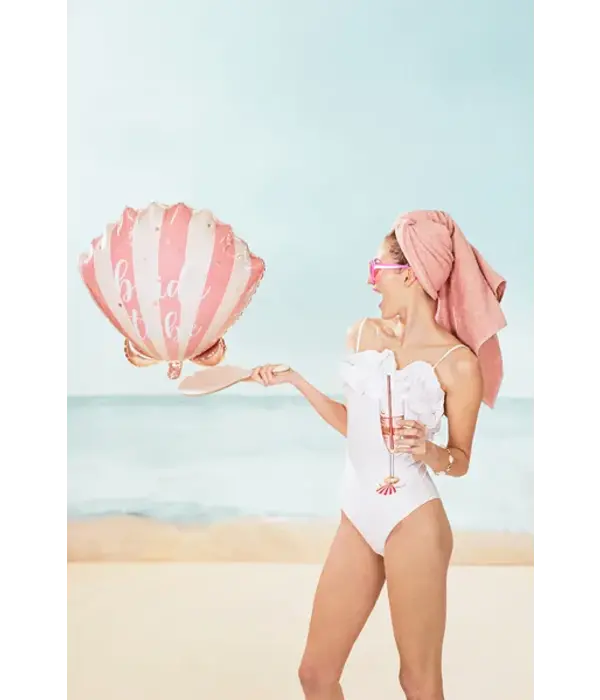 Folieballon Bride To Be Schelp (52x50cm)