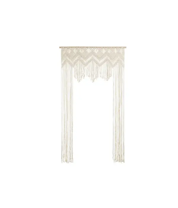 Hangdecoratie Macramé Gebroken Wit 104x182cm