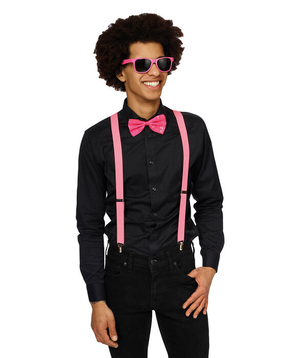 Neon Party Accessoires Set Roze