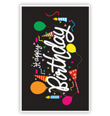 Feestelijke Verjaardagskaart 'Happy Birthday'