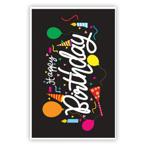 Feestelijke Verjaardagskaart 'Happy Birthday'