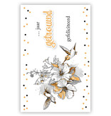 Jubileum Huwelijkskaart Kolibries