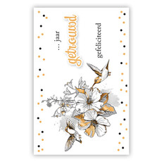 Jubileum Huwelijkskaart Kolibries