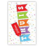 Wenskaart 'Welkom Thuis' Vlaggen