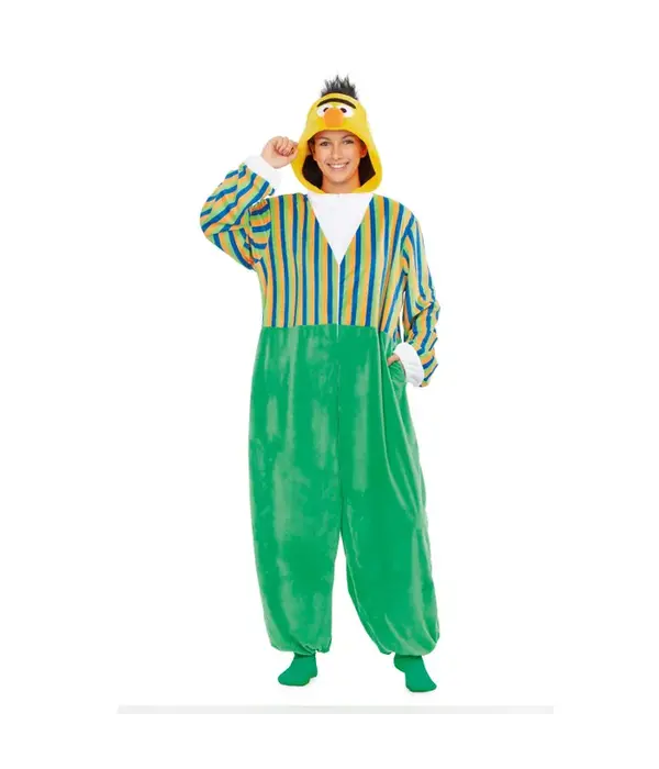 Bert Onesie kostuum Volwassenen