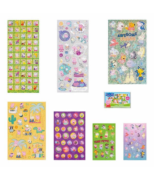 Stickerset Peppa Pig XL
